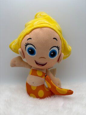Deema Bubble Guppies Fisher Price Plush Guppie Stuffie 8in 2014 RARE (SKU:682TO)
